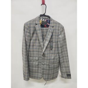 NWT Paisley & Gray Mens 3 Piece Slim Fit Suit